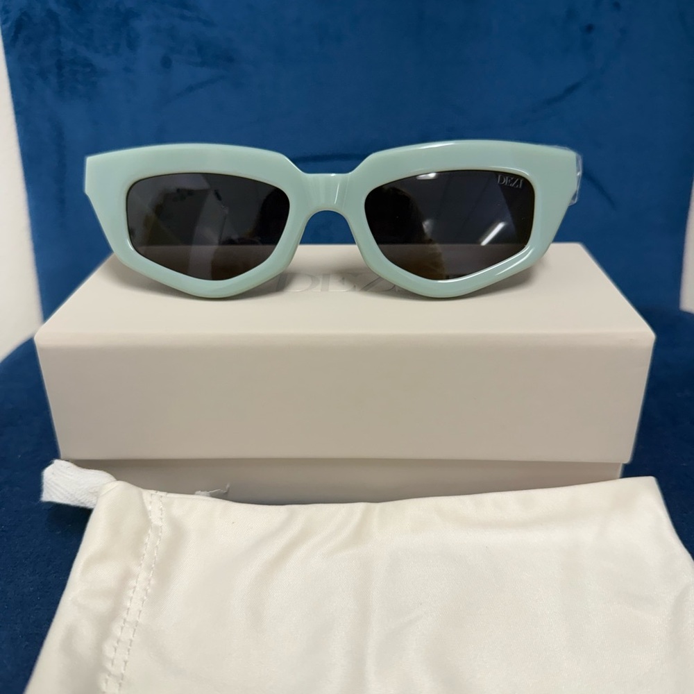 DEZI NEW with Tags On Read 44mm Jade Sunglasses - Made in Italy - Imported - Picture 9 of 9